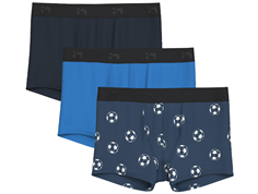 Name It dark denim football boxershorts (3-pack)